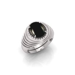 todani jems 12.25 Ratti Agate Stone Original Certified Hakik Gemstone Silver Plated | Adjustable Ring-picture-23