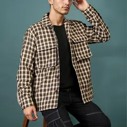 Mast & Harbour Men Checked Woven Jacket-picture-18