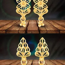 VIVASTRI Women Gold-Plated Alloy Earrings-picture-30