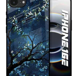 QRIOH Floral Printed Apple iPhone 16e Back Case Mobile Accessories-picture-13