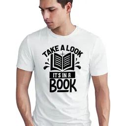 Seekbuylove Typography Printed Round Neck Bio Finish Cotton T-shirt-picture-44