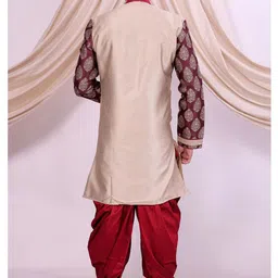 Desibutik Embroidered Mandarin Collar Sherwani image 2