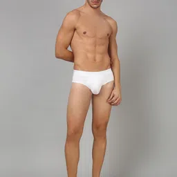 Van Heusen Innerwear Mid-Rise Ultra Soft Basic Brief IHQBRP1WH20011 image 3