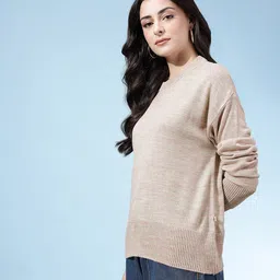 glitchez Grindled Effect Oversized Pullover image 2