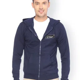 Campus Sutra Men Printed Hooded Sweatshirt-image-89