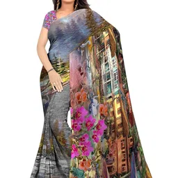 SHIVAM FABRICS Poly Georgette Saree-picture-39