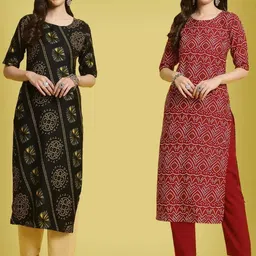 Ethnic basket Women Multicoloured Kurtas-picture-24
