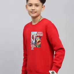Monte Carlo Boys Printed Cotton Pullover Sweatshirt image 2