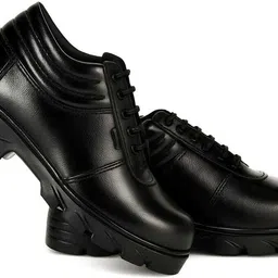 btom Steel Toe Leather Safety Shoe (Black, S1) Boots For Men image 3