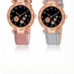 WATCHSTAR Women Dial & Leather Straps Analogue Watch LD Peach&Grey-image-58