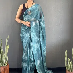 kalini Georgette Tie Dye Ready to Wear Saree-picture-37