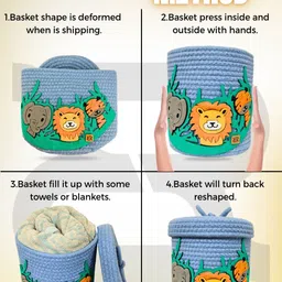 ROUGH ROAD STORE Blue Set of 1 Reusable Organisers image 5