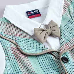 hopscotch 2-Pc Check Mate Lion Charm Cotton Formal Set-picture-21