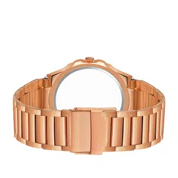 SWADESI STUFF Men Straps Analogue Watch AKASH ROSEGOLD 81 image 5