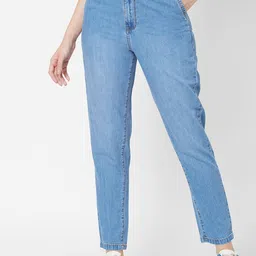 Kraus Jeans Women High-Rise Low Distress Light Fade Jeans-picture-10