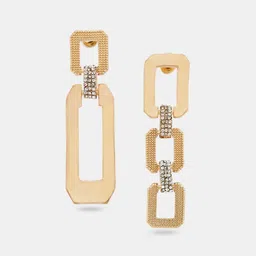 Forever Glam by Pantaloons Geometric Drop Earrings image 2