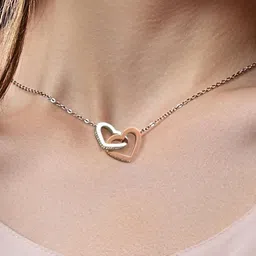 Rakva Women White Necklace and Chains image 4