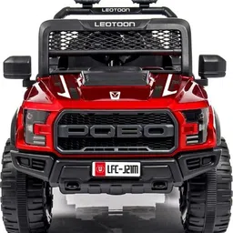 POBO JEEP 4 Motors 4x4 (1-8Yrs), Remote control, USB player. Jeep Battery Operated Ride On-image-14