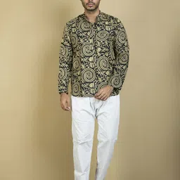 Tant Ghar Men Warli Printed Kurta-picture-15