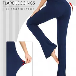 Eleg & Stilance Women High-Waisted Flared Bell Bottom Pant image 3