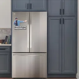 GIFTSHALA White & Blue Printed Decorative Magnets image 3