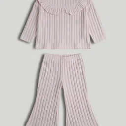 mothercare Girls Striped Long Sleeves Top With Leggings-image-38