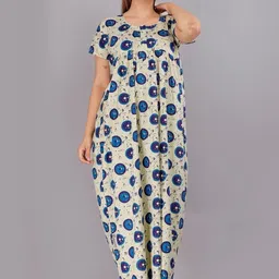 AAKARSHANA CREATION Women Printed Cotton Nightdress-image-72