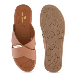 pelle albero Women Open Toe Flats with Buckles image 4