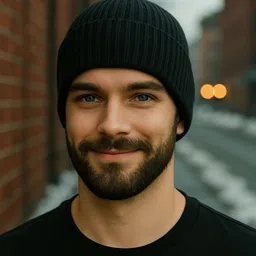 SZN Men Self Design Beanie-image-50