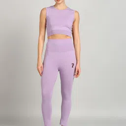 PAAVKI Round Neck Sports Top With Trousers-picture-30