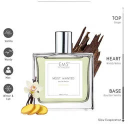 EM5 Men Most Wanted Long Lasting Eau De Parfum - 50 ml image 2