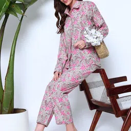 GLSGM Printed Shirt Collar Shirt & Trousers Co-Ord Set-picture-33