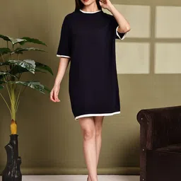 NoBarr Women Oversized T-Shirt Mini Dress-image-72