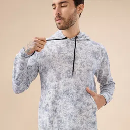 Status Quo Men Printed Hooded Sweatshirt image 3