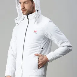 SHOWOFFFF Men Brand Logo Lightweight Puffer Jacket image 3