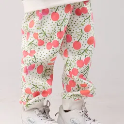 Anthrilo Girls Conversational Printed Mid-Rise Joggers image 2