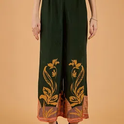 dhartii Abstract Printed Tunic & Palazzos Co-Ord Set image 2