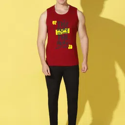 WOOSTRO Pack of 2 Printed Combed Cotton Innerwear Vests with Intelliease Technology image 4