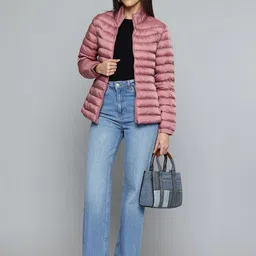 Fort Collins Mock Collar Puffer Jacket-image-91