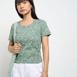 Honey by PantaloonsWomenFloral Print CottonTop-image-68
