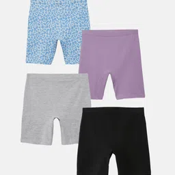mackly Girls Pack of 4 Mid-Rise 2 in 1 Panty with Innershorts-picture-41
