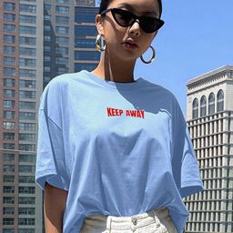 TOGS & TERRE Women Typography Printed Organic Cotton T-shirt-picture-23