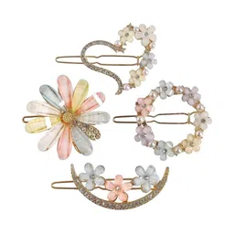 SZN Women Set of 4 Beaded Bobby Pins-picture-36