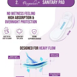 Pregawear 5-Pcs Disposable Panty & 5-Pcs Sanitary Padded Disposal Briefs image 3