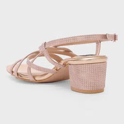 Sole To Soul Textured Party Block Sandals image 3