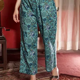 BANDIA Printed Pure Cotton Tunic & Trousers Co-ords image 4