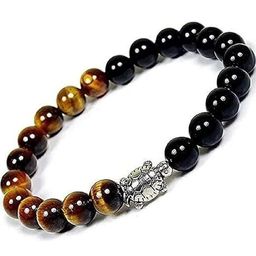 VIBESLE Unisex Artificial Beads Studded Ceramic Bracelet-picture-4