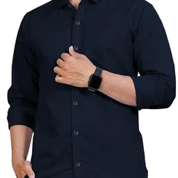 SQS Men Navy Blue Shirts-picture-42