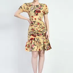 AGARU Women Printed A-Line Dress-picture-28