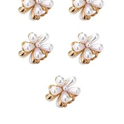DailyObjects Women Set of 5 Mini Pearls Claw Clip-picture-15